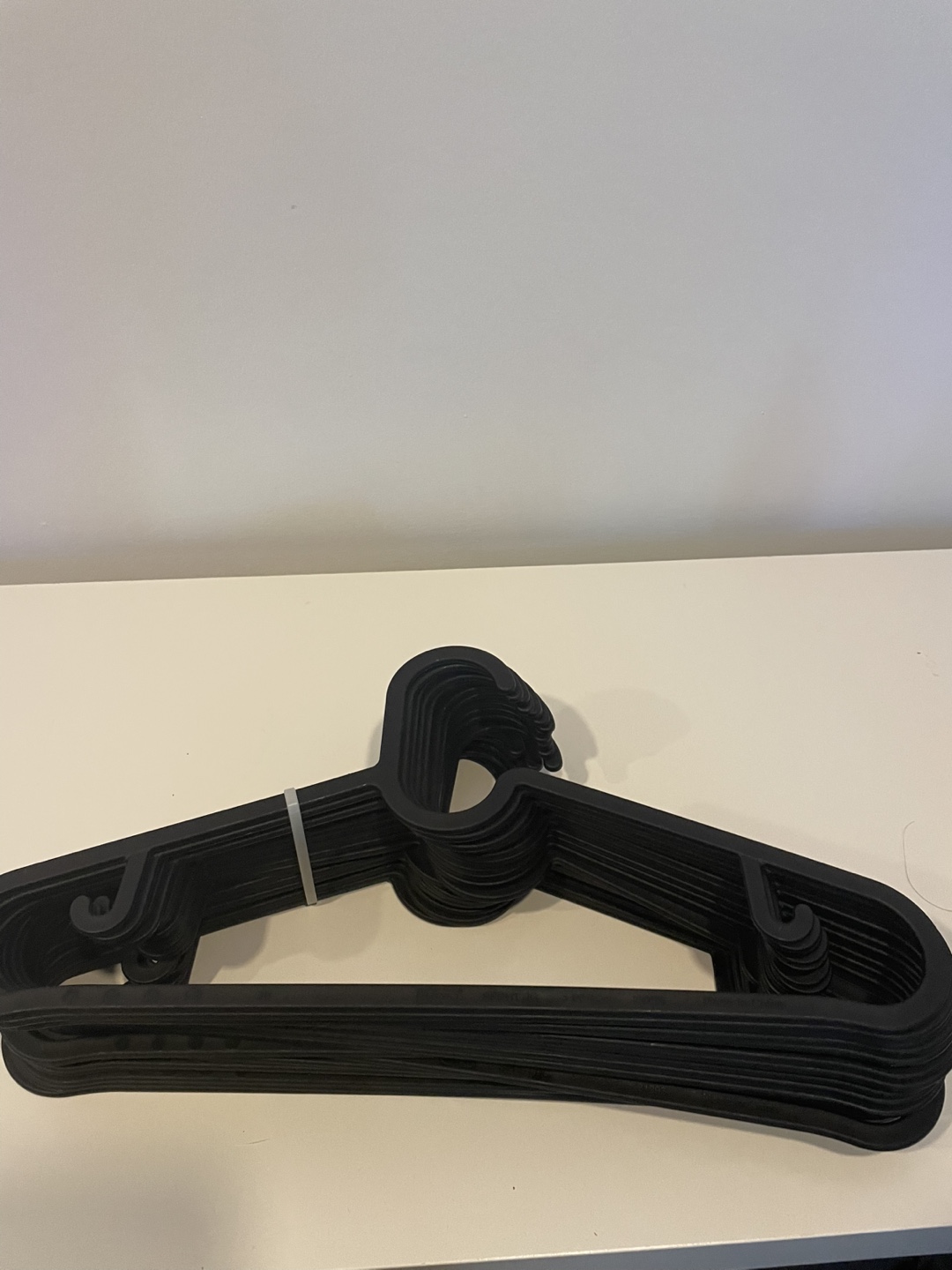 Bulk Black Plastic Hangers