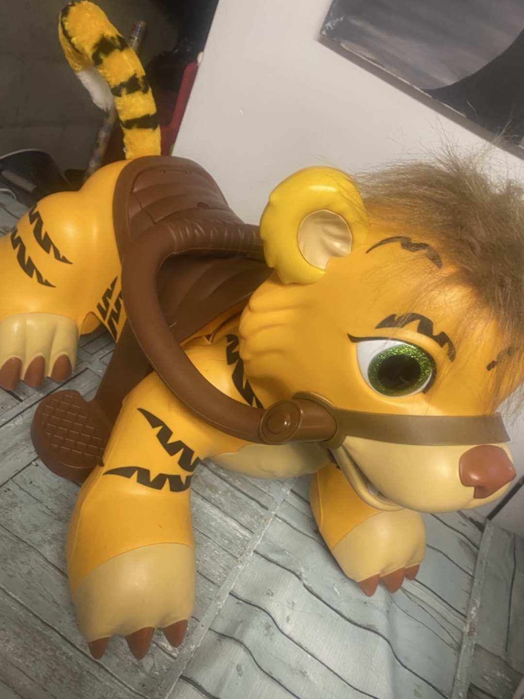 Interactive Plush Tiger Ride-On Toy