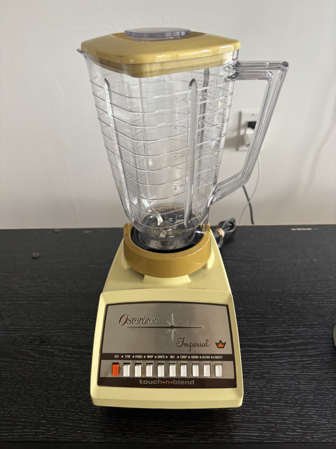 Vintage Osterizer Imperial Touch-n-Blend Blender