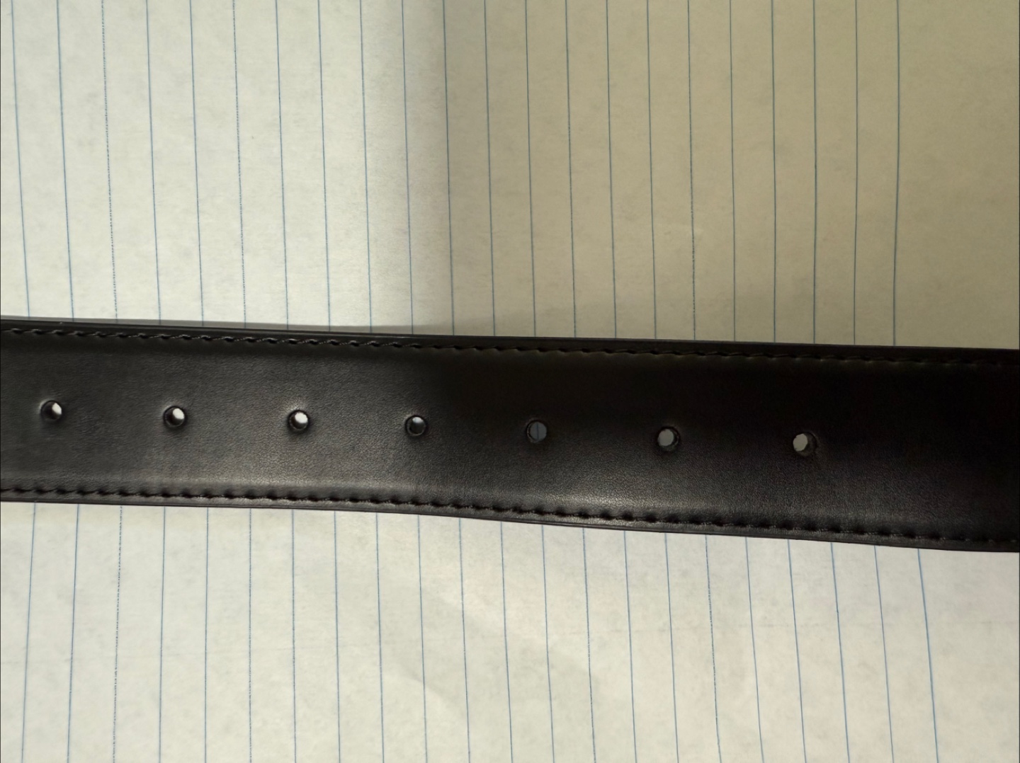 Men's Black Amri Leather Belt with Unique Buckle - photo 3