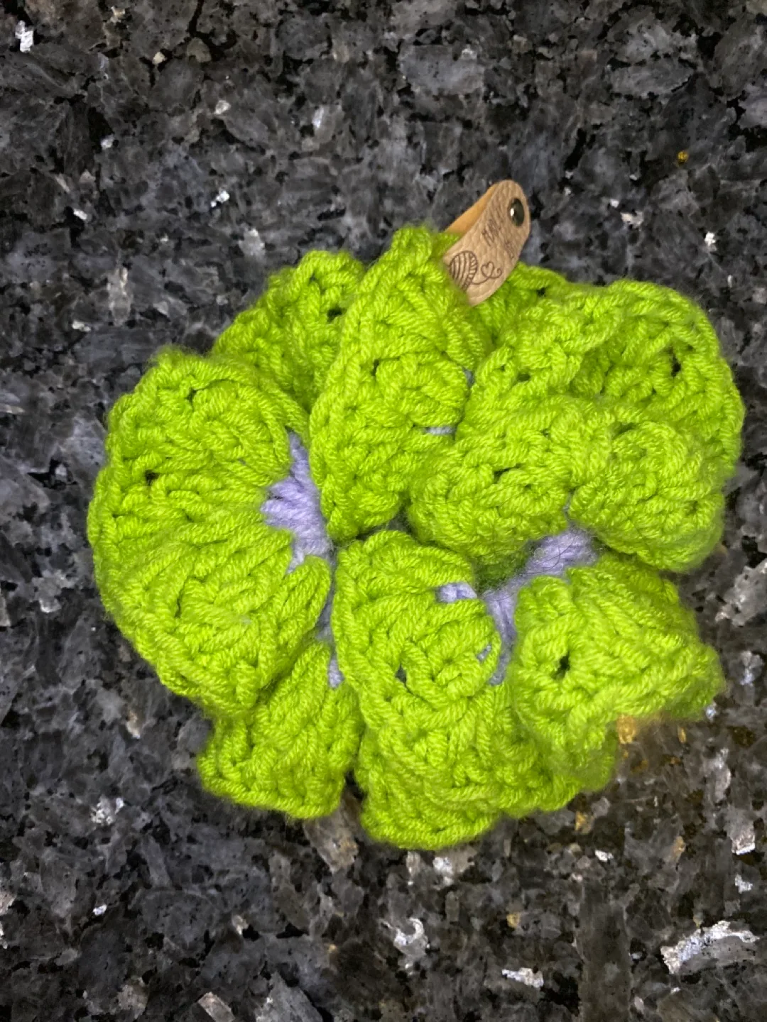 Hand-knitted & Crochet wool scrunchies image indicator(6)