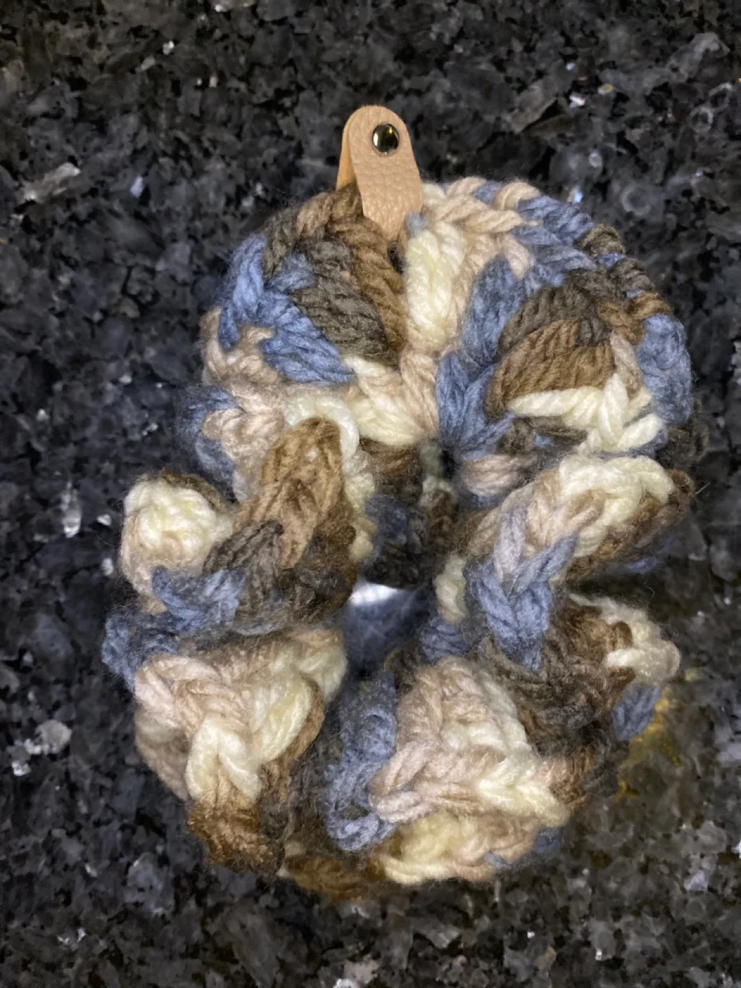 Hand-knitted & Crochet wool scrunchies image indicator(4)