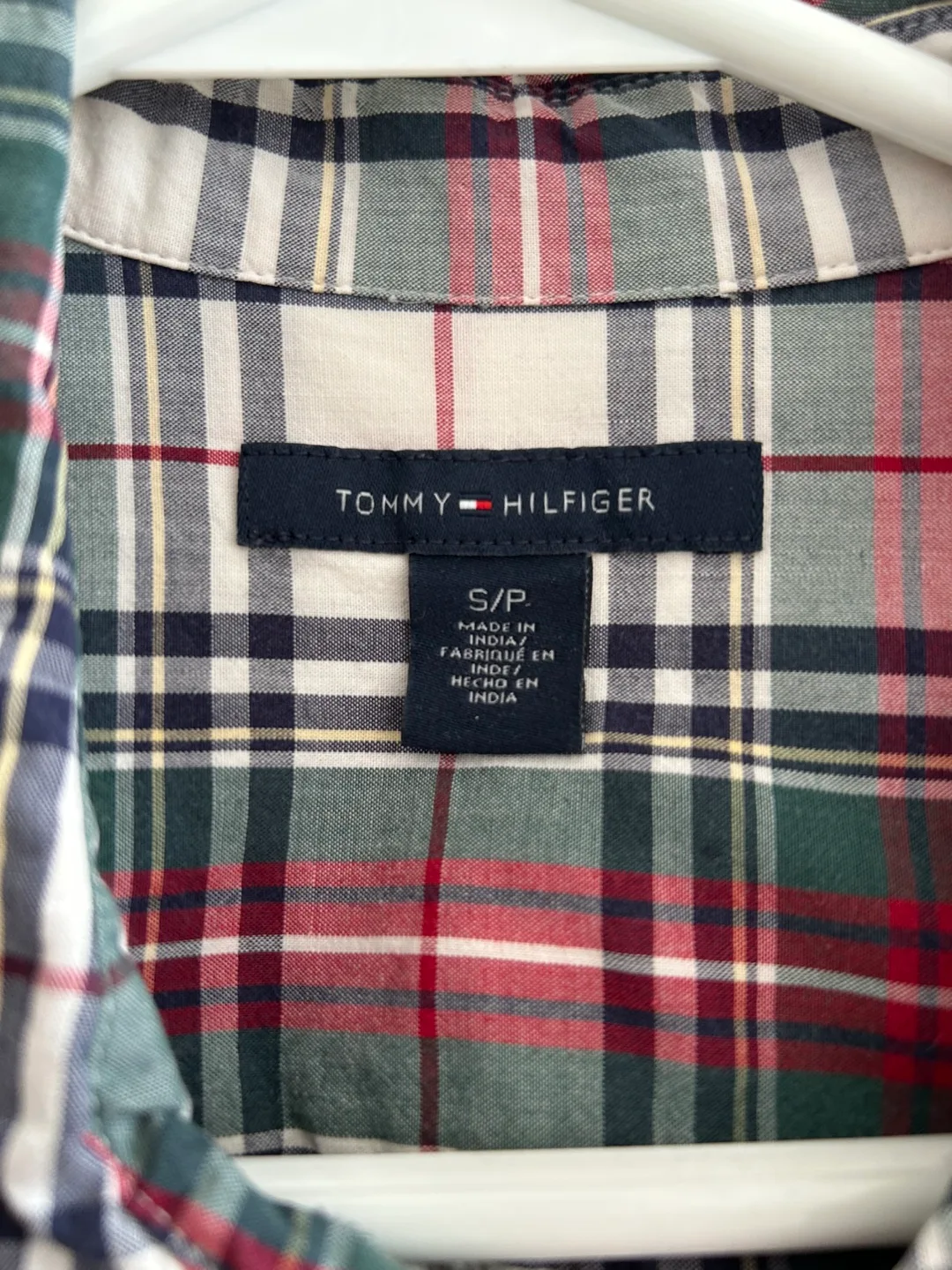 Tommy Hilfiger Women’s Plaid Shirt (Size Small) image indicator(5)