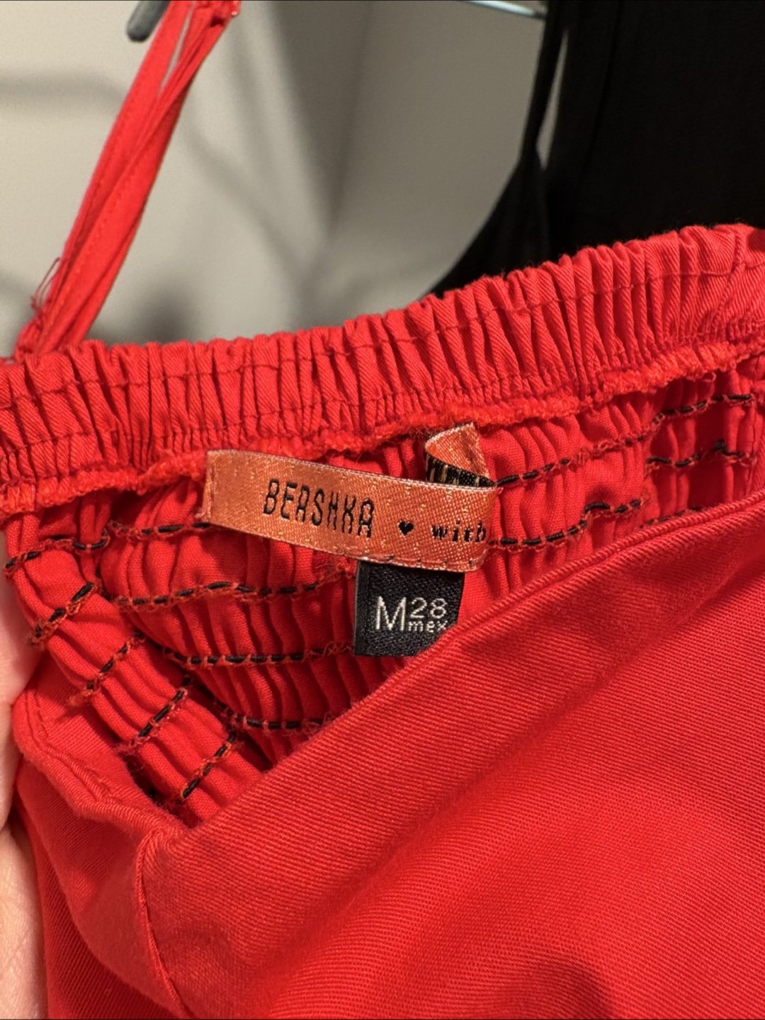 Bershka red sweetheart neckline dress - Size M - photo 4
