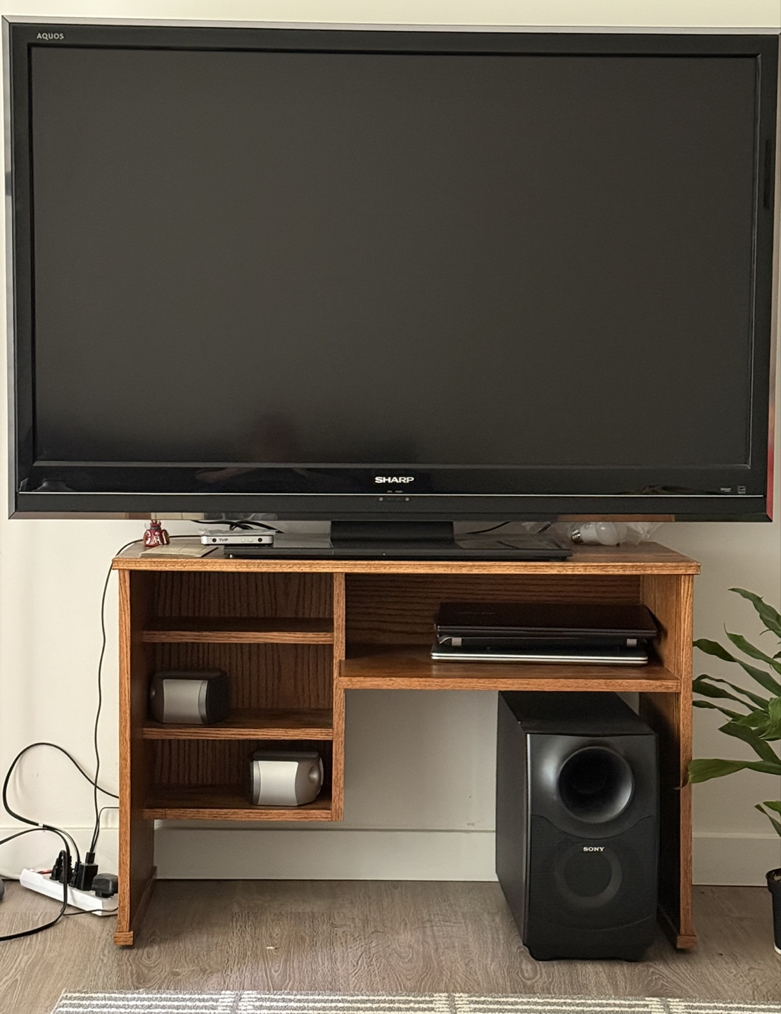 Tv, and table