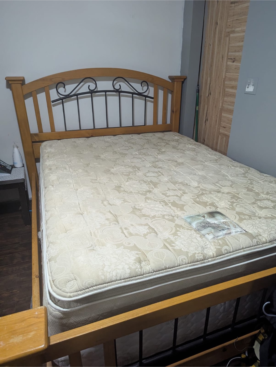 Queen Bed with Mattress Set - photo 2