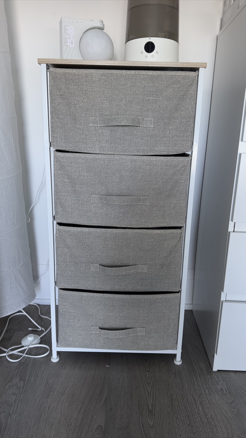 Five-Drawer Fabric Storage Organizer