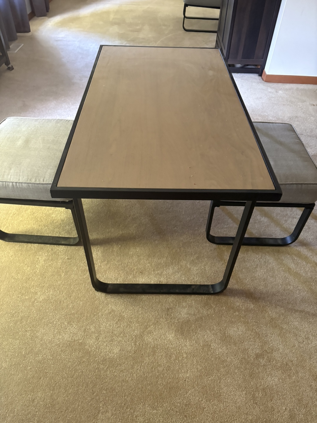 Patio Conversation Set - 2 Chairs, Loveseat & Table - photo 4