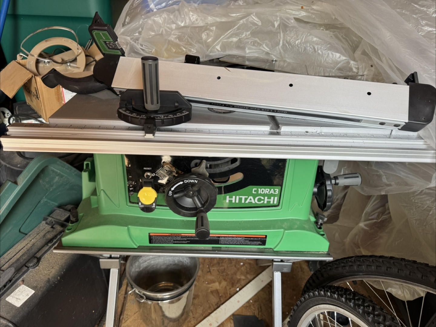 Hitachi C10RA3 Table Saw and Hausmann Miter Saw Combo - photo 4
