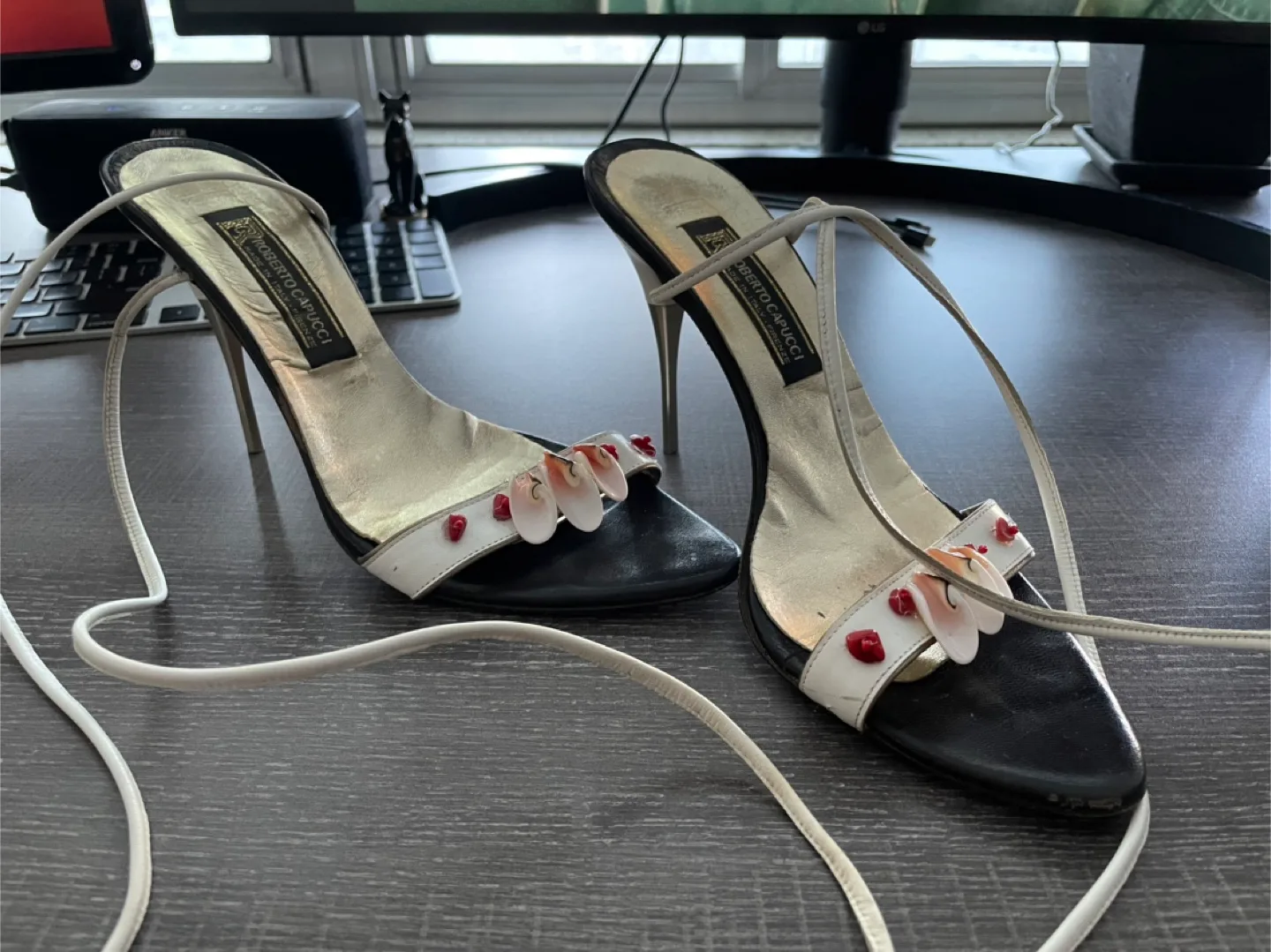 Roberto Capucci Strappy High Heel Sandals thumbnail