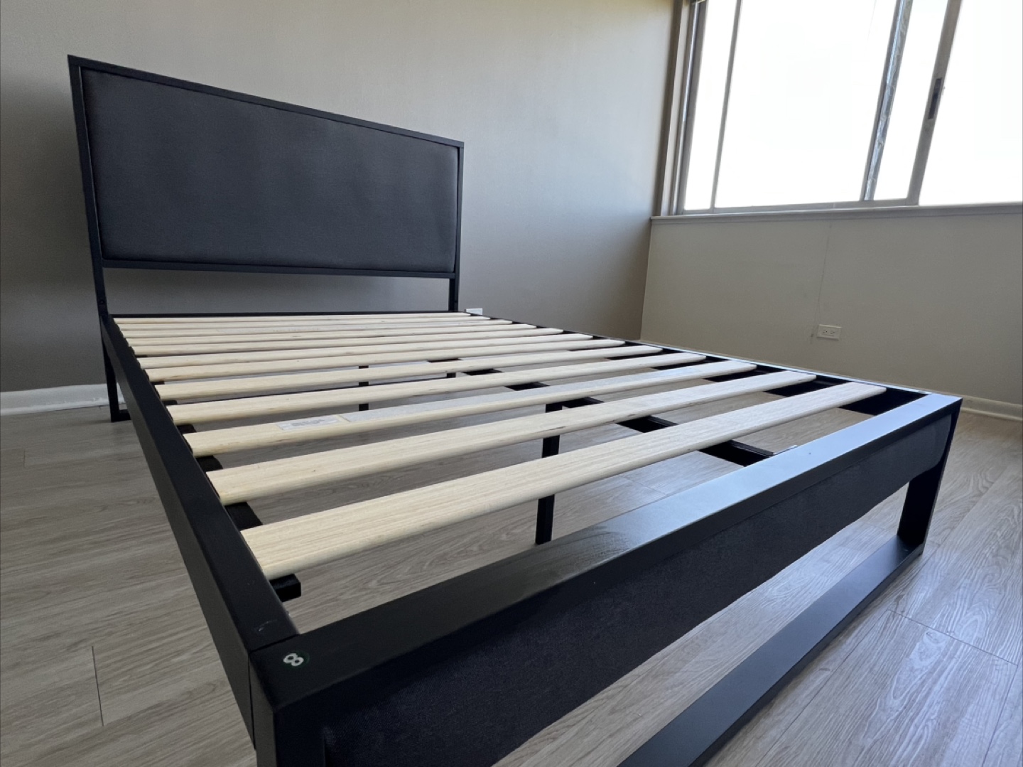 (Moving Sale!) Full Size Upholstered Platform Bed Frame - photo 2