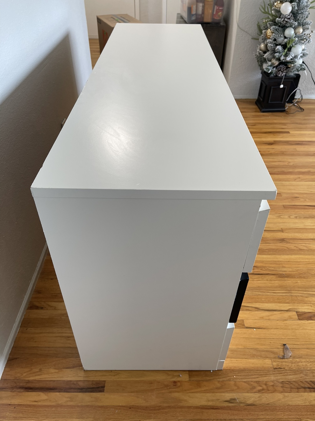 IKEA HEMNES 6-drawer dresser, white and black - photo 2