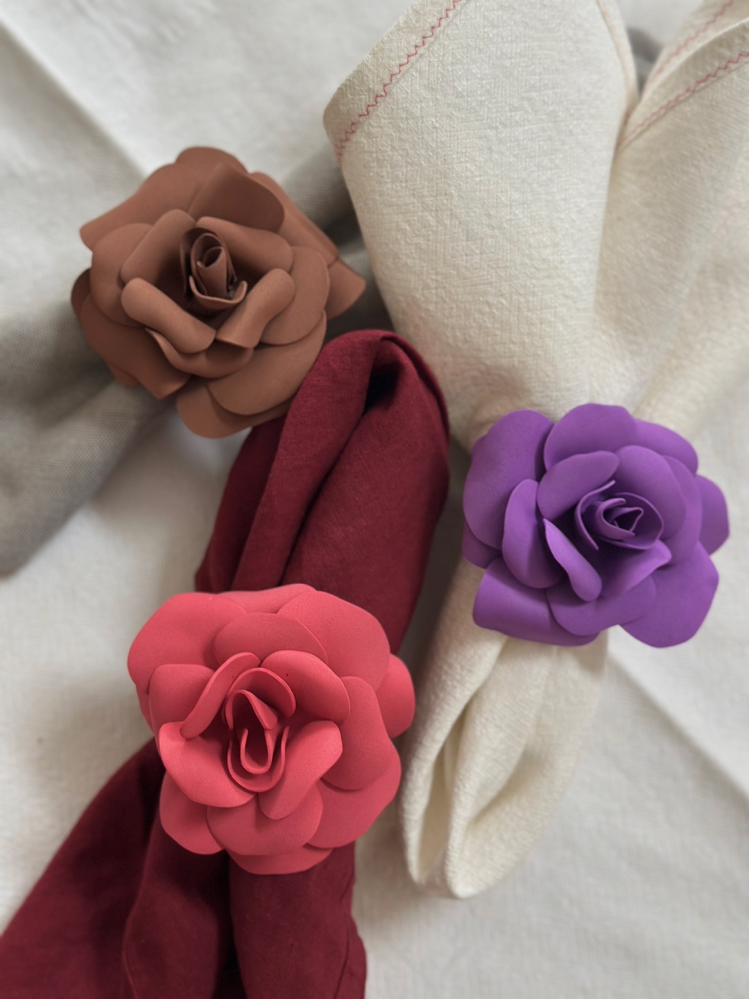 Set of 4 Unique Napkin Rings - photo 4