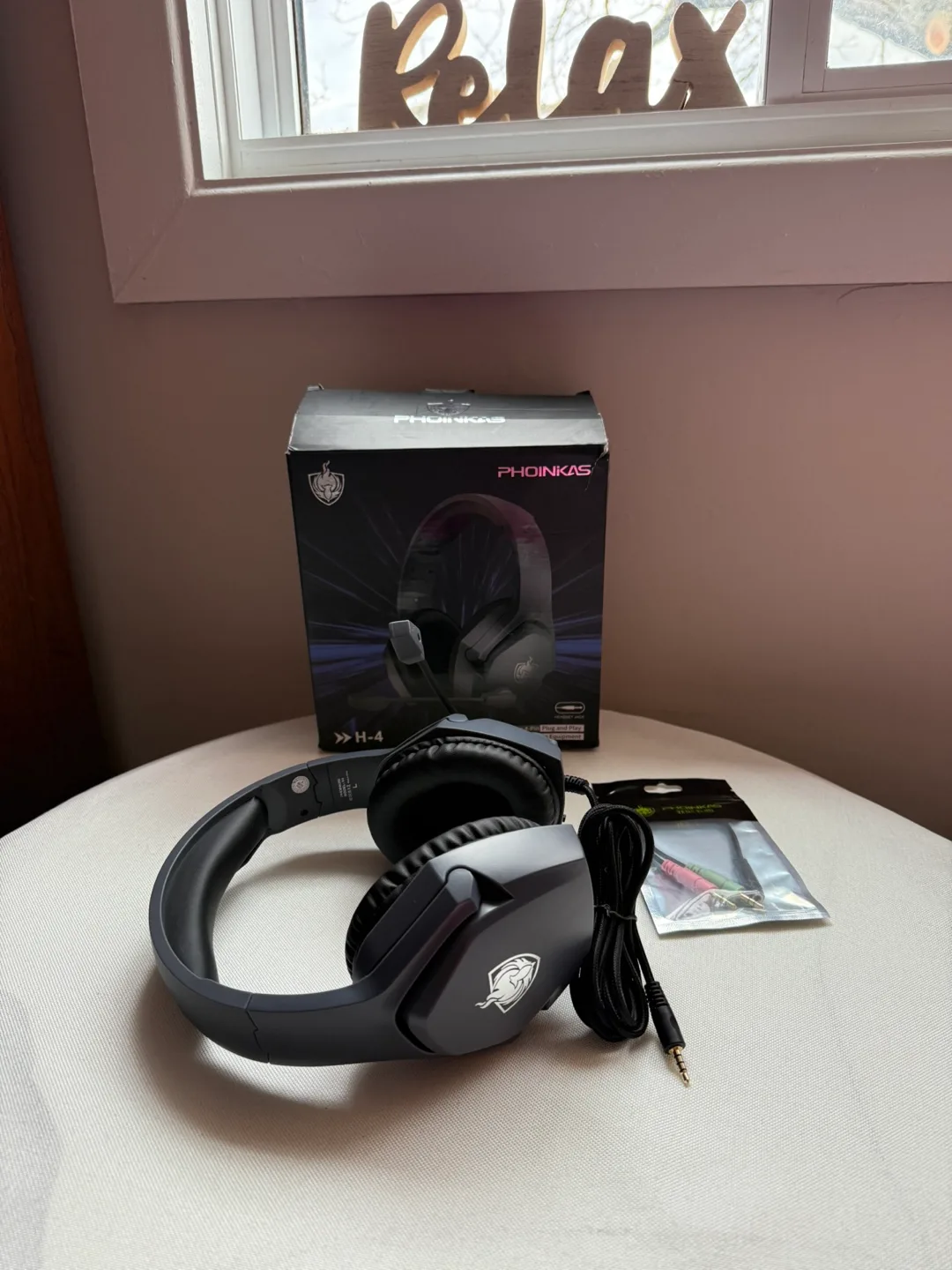 PHOINIKAS Gaming Headset - Wired for PC, PS4, PS5, Xbox image indicator(7)