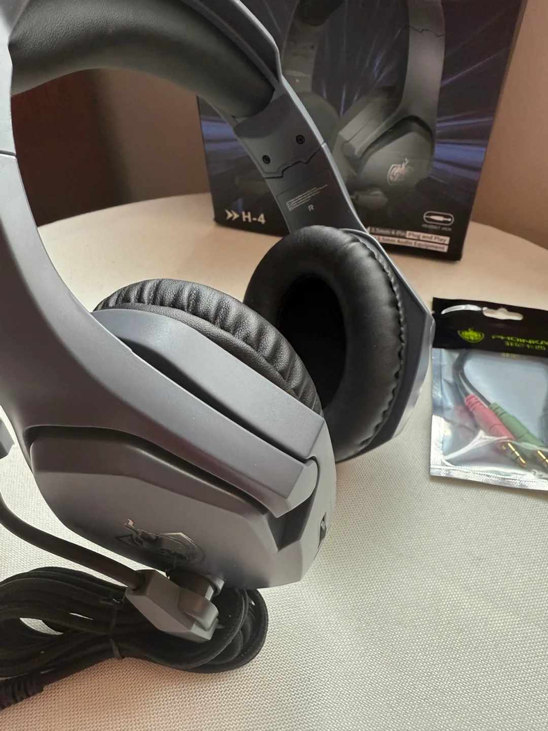 PHOINIKAS Gaming Headset - Wired for PC, PS4, PS5, Xbox image indicator(10)