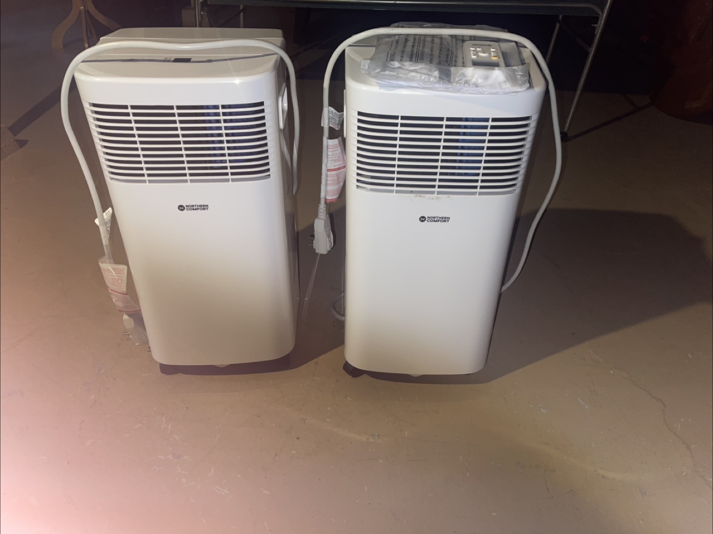 8500 BTU  portable AC units