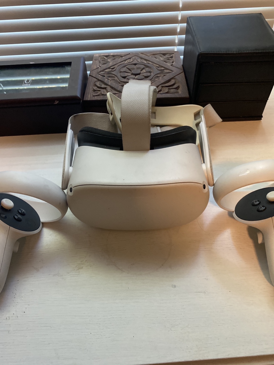 Meta Quest 2 VR Headset and Controllers