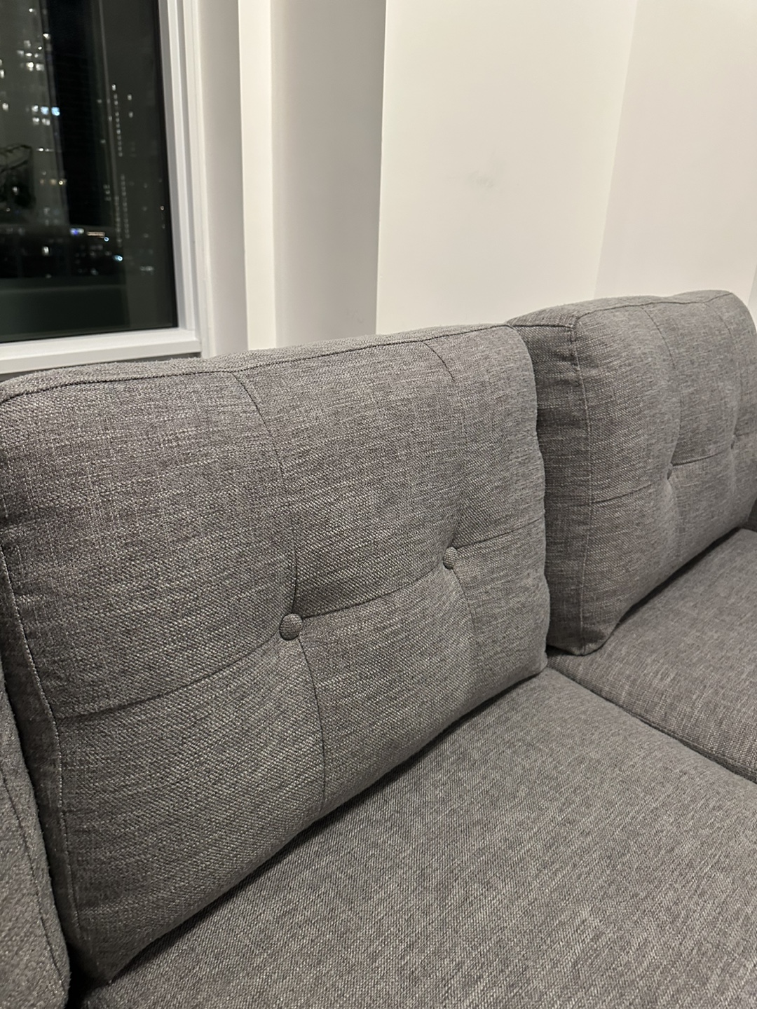 Structube L-Shaped Grey Sectional Sofa – FREE Delivery Available - photo 3