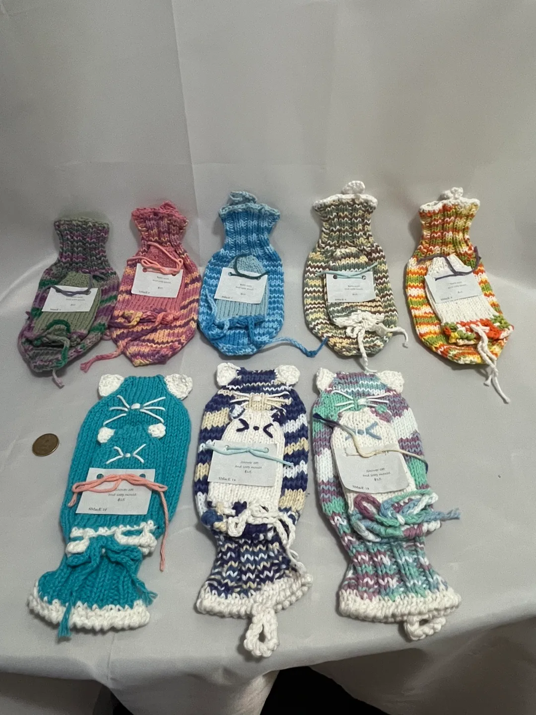 Hand-Made Shower Mitt & Soap Bag Sets thumbnail