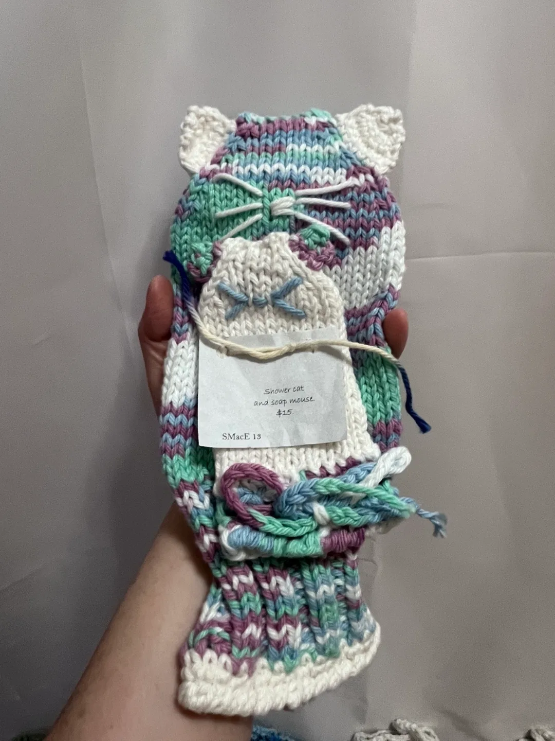 Hand-Made Shower Mitt & Soap Bag Sets image indicator(4)