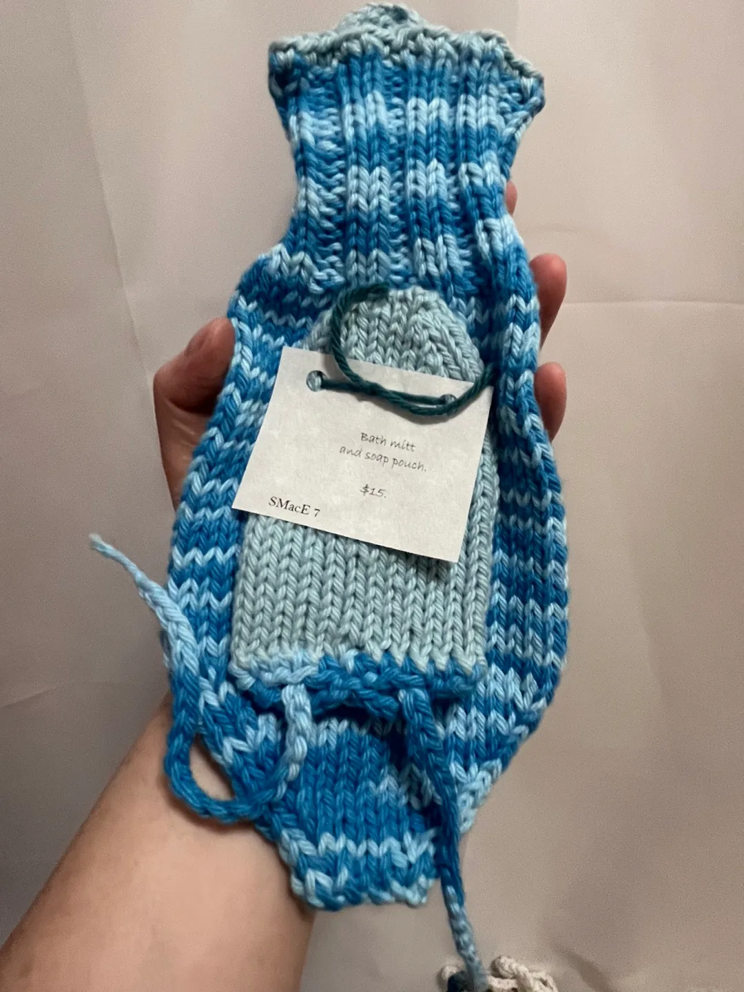 Hand-Made Shower Mitt & Soap Bag Sets image indicator(7)