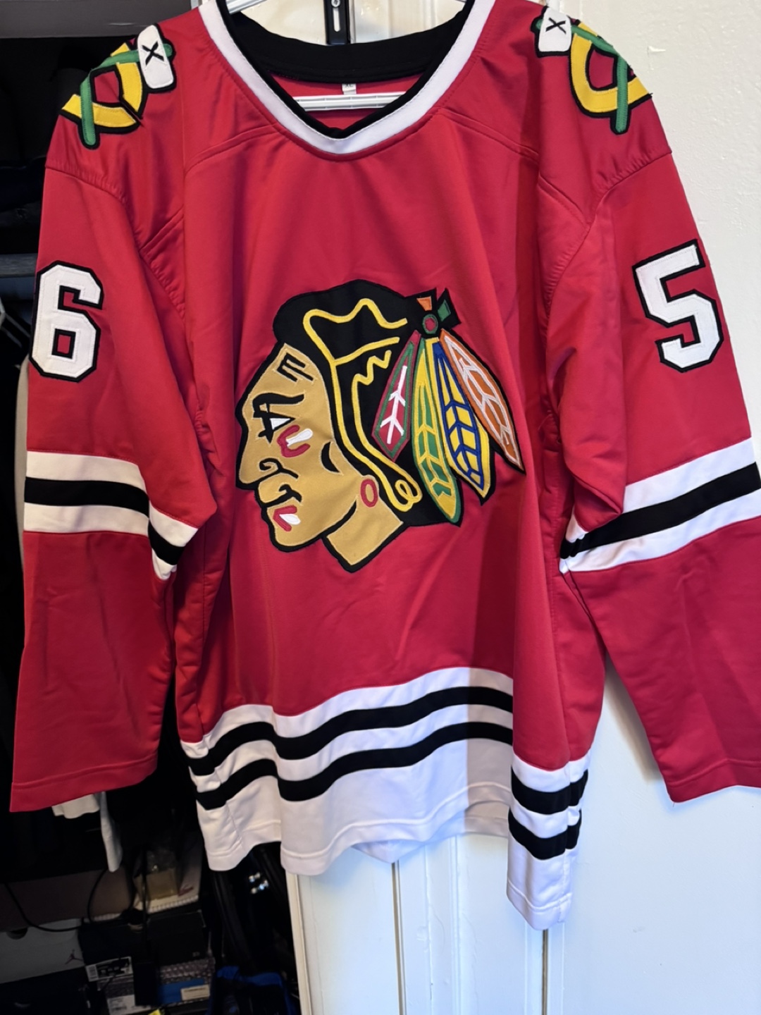 Signed Gustavsson #56 Chicago Blackhawks Jersey