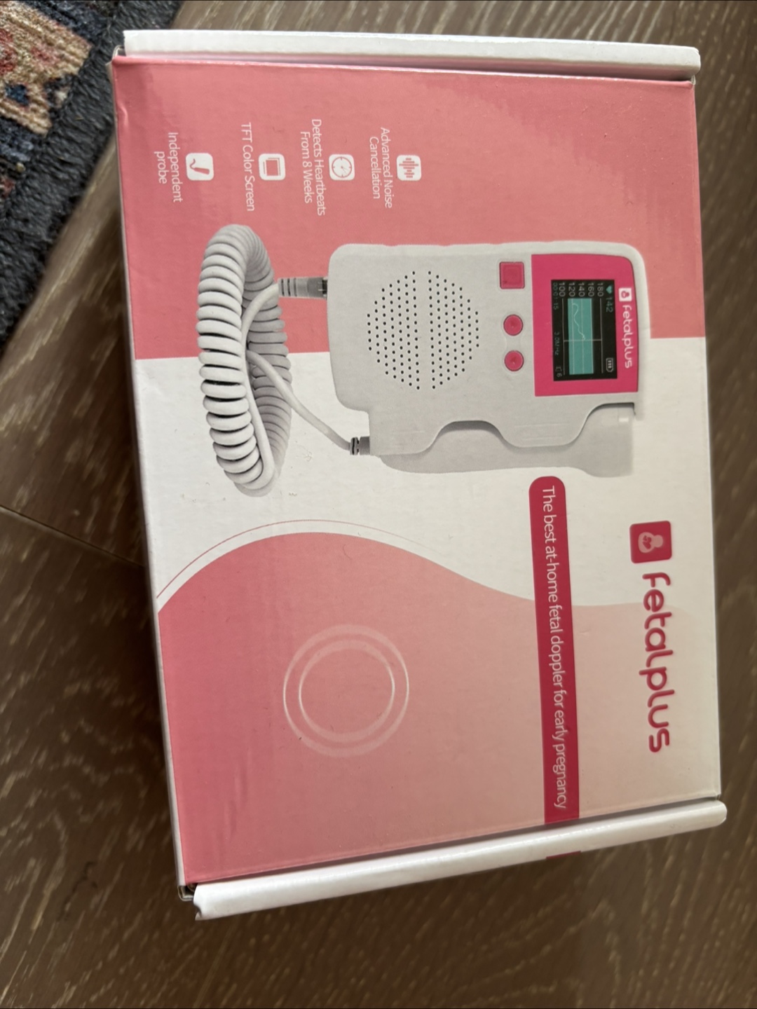 FetalPlus Home Fetal Doppler with Ultrasound Gel