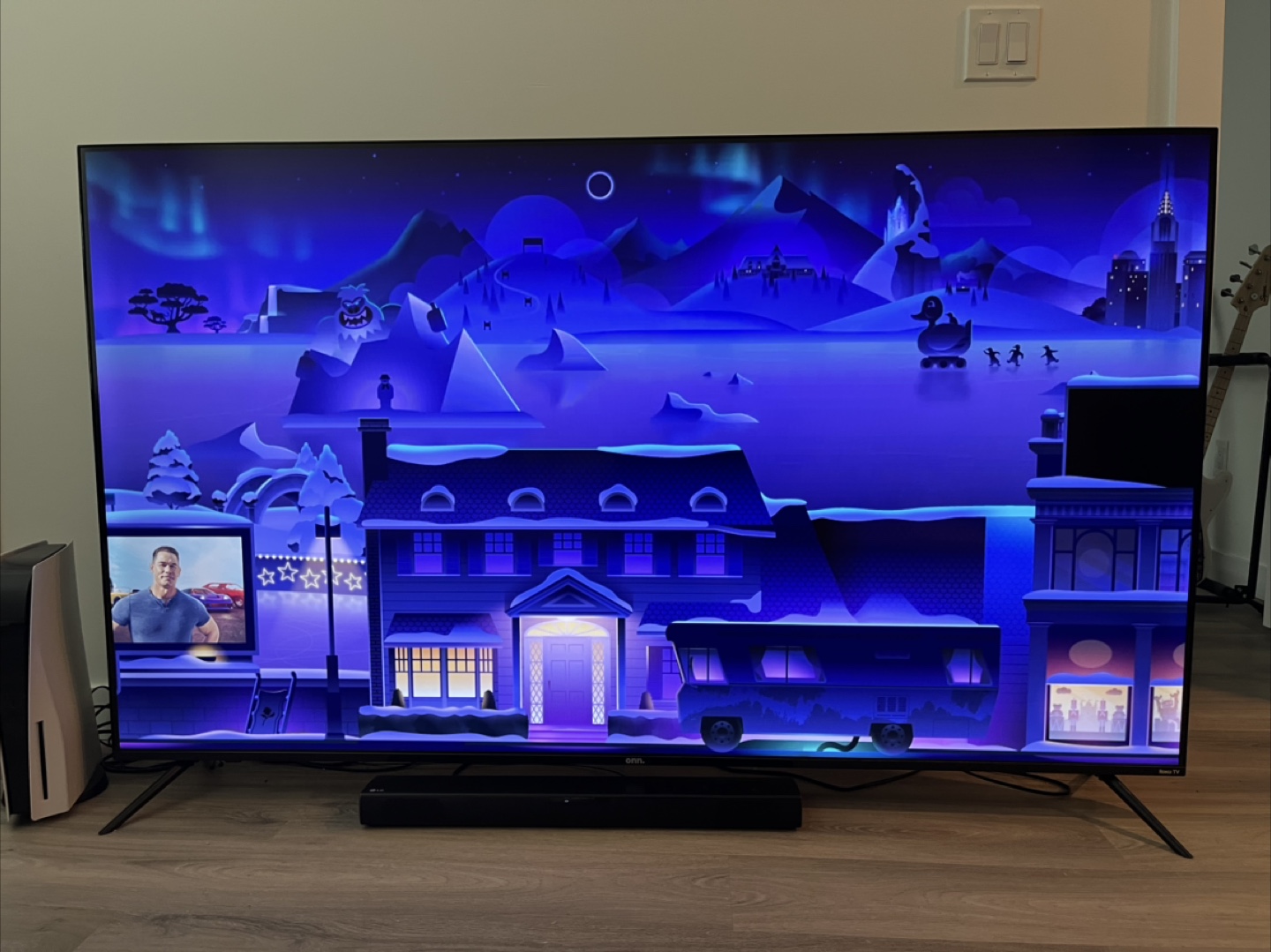 75" Onn Roku Smart TV