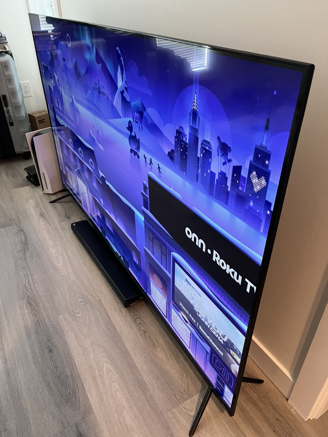 75" Onn Roku Smart TV - photo 2