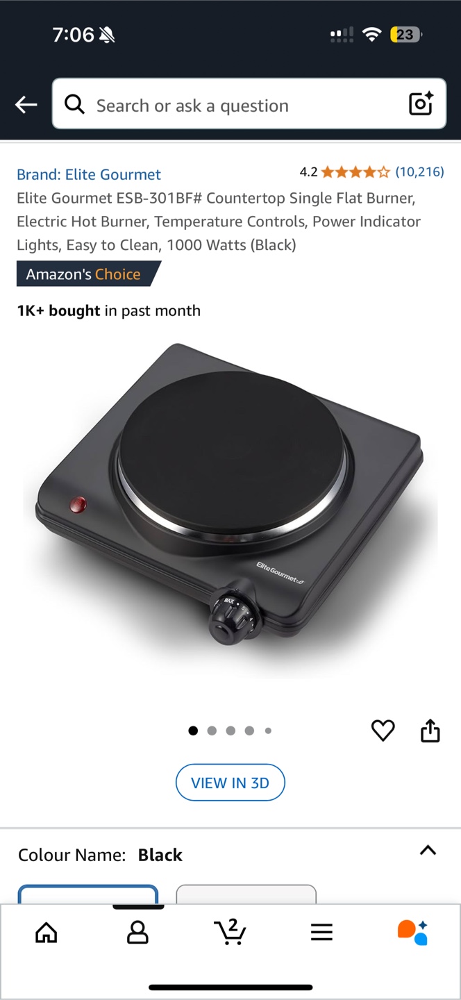 Elite Gourmet ESB-Electric Burner - photo 4