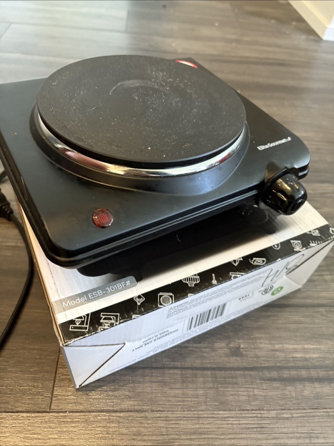 Elite Gourmet ESB-Electric Burner - photo 2