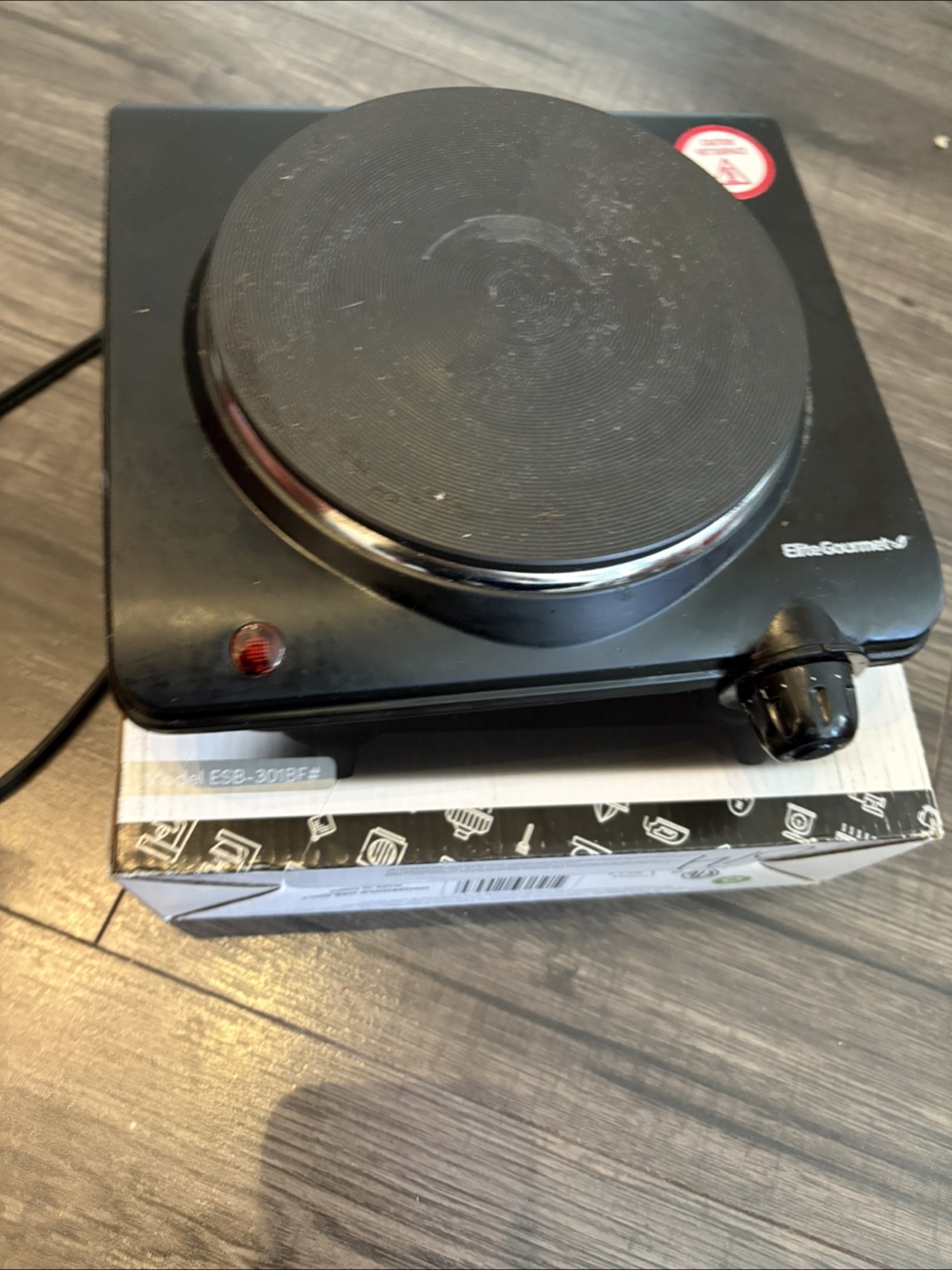 Elite Gourmet ESB-Electric Burner - photo 3