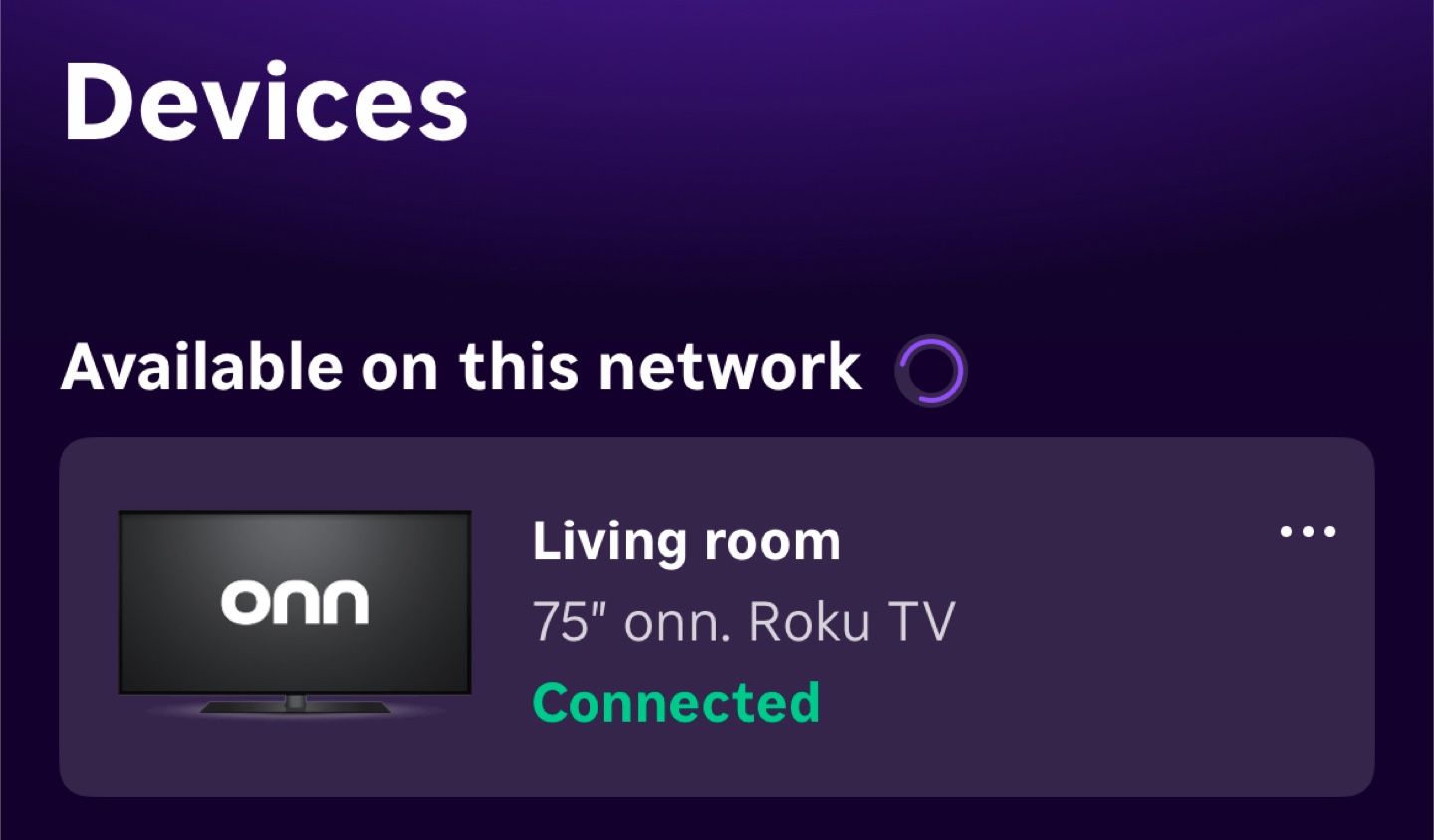 75" Onn Roku Smart TV - photo 4