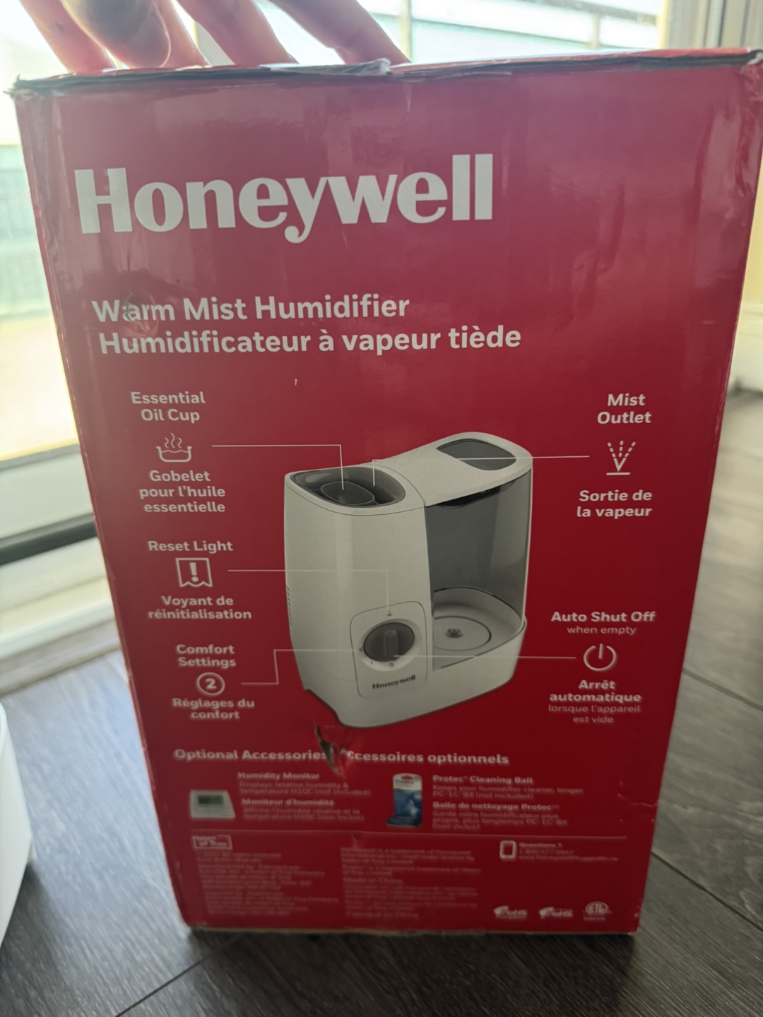 Honeywell Soothing Comfort Warm Mist Humidifier - photo 4