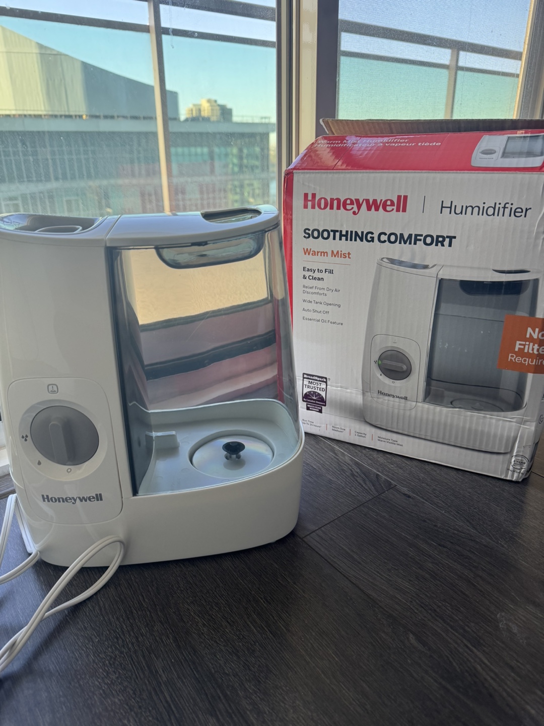 Honeywell Soothing Comfort Warm Mist Humidifier