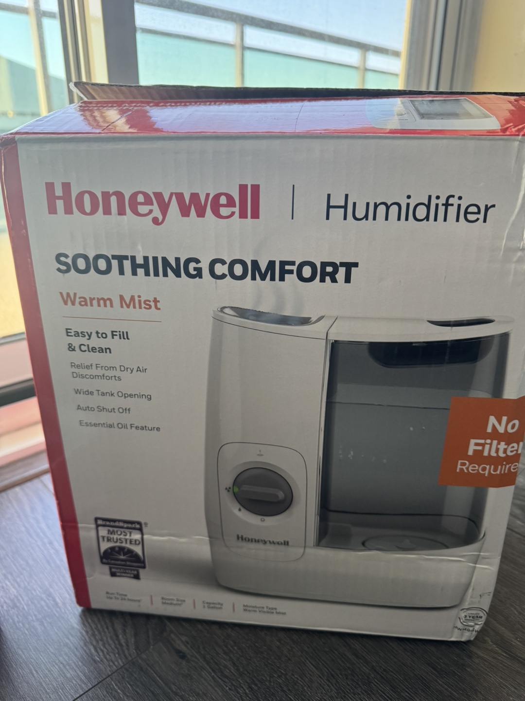 Honeywell Soothing Comfort Warm Mist Humidifier - photo 5