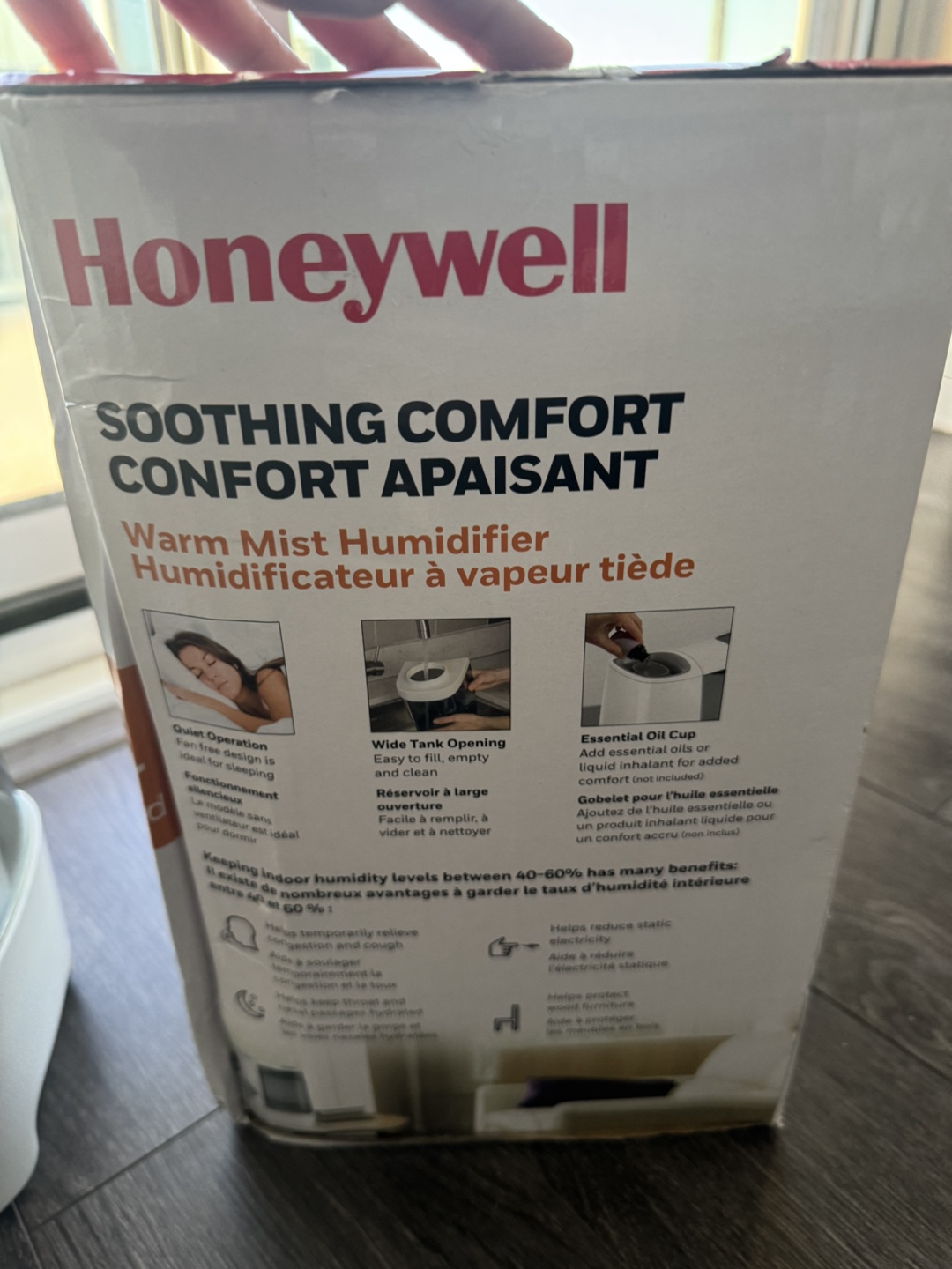 Honeywell Soothing Comfort Warm Mist Humidifier - photo 3
