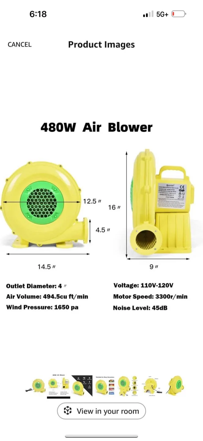 Bounce House and Blower image indicator(6)