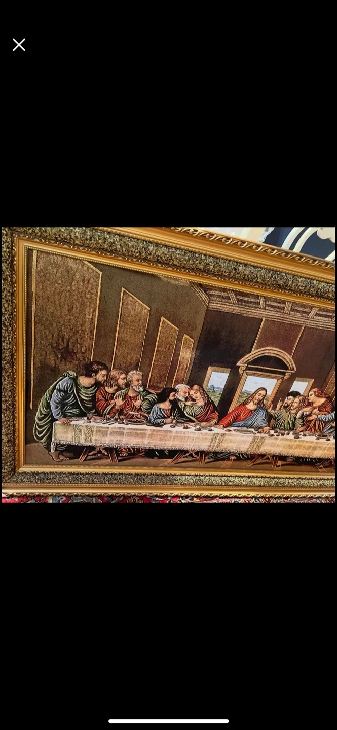 Elegant Crystal Chandelier & Matching Ceiling Medallion image indicator(4)