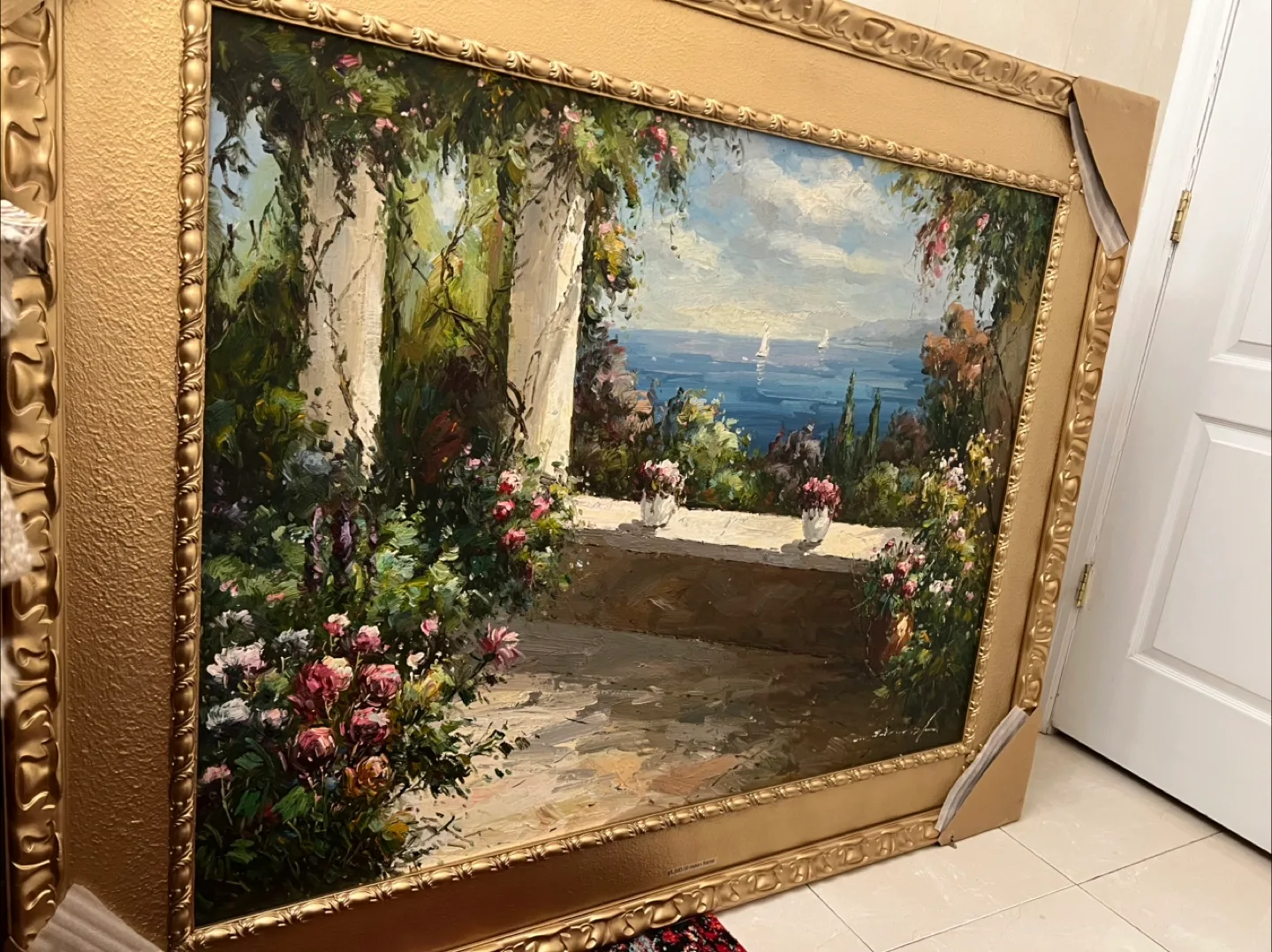 Elegant Crystal Chandelier & Matching Ceiling Medallion image indicator(9)