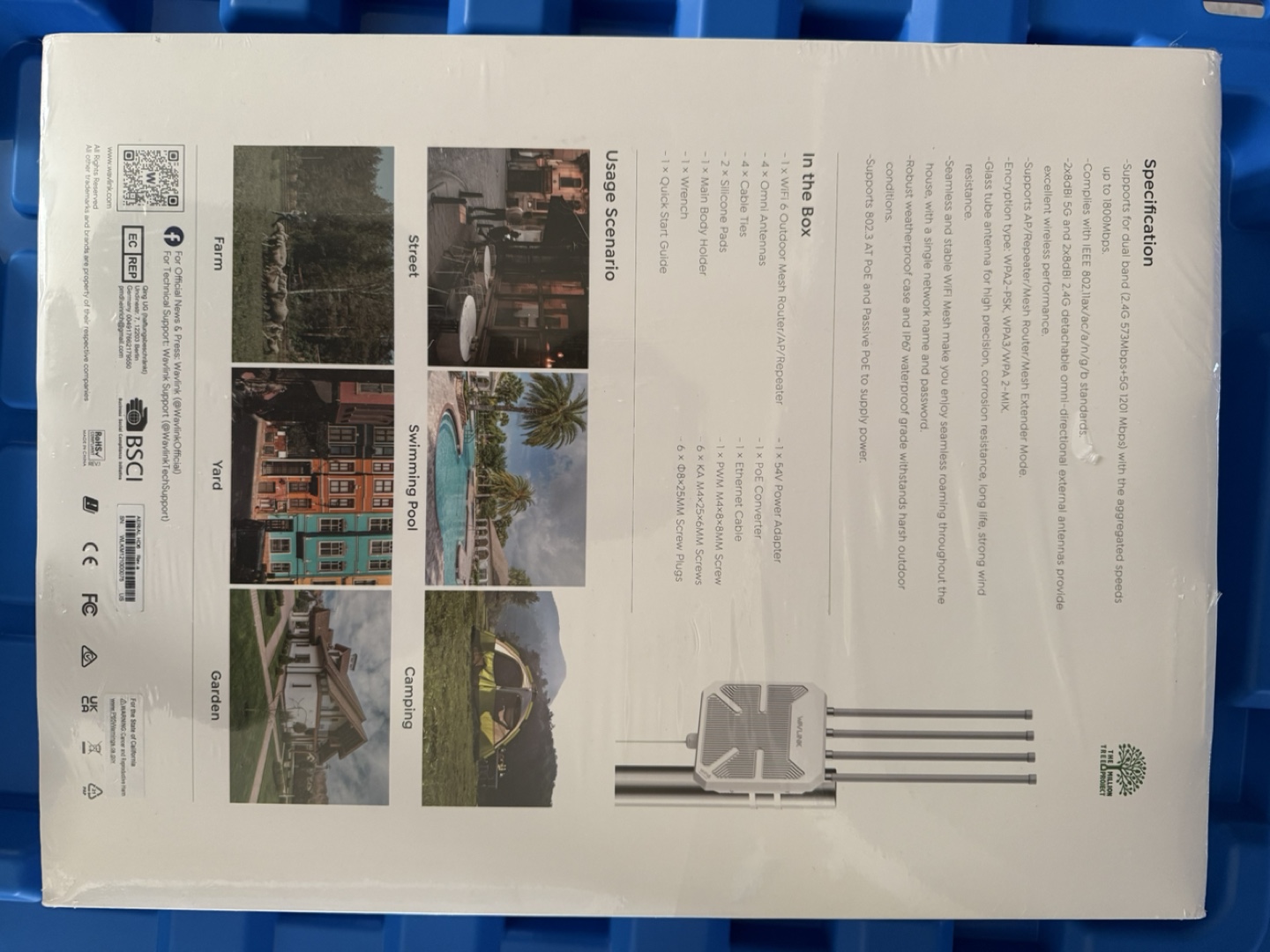 WAVLINK AX1800 Long Range Outdoor WiFi Extender - photo 2