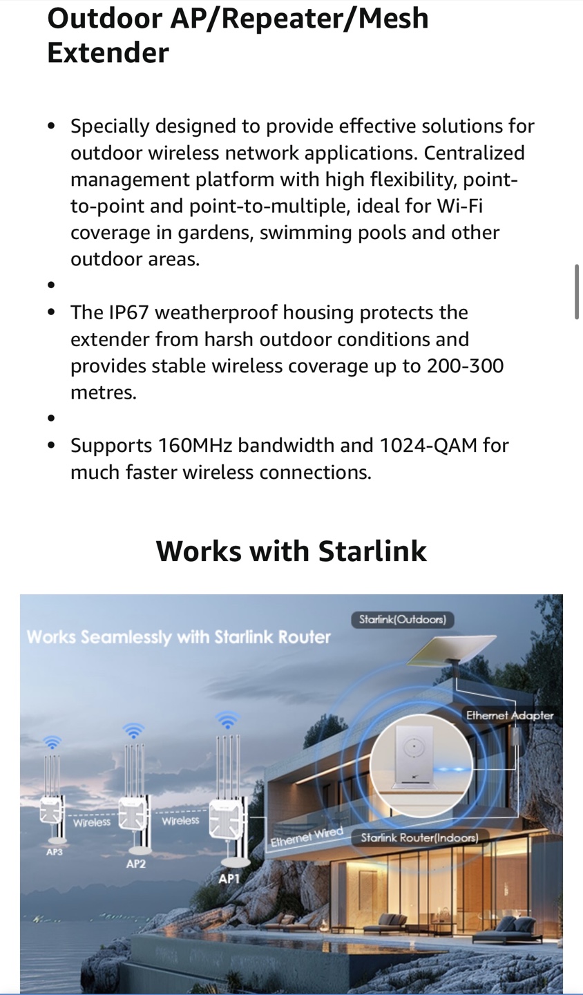 WAVLINK AX1800 Long Range Outdoor WiFi Extender - photo 4
