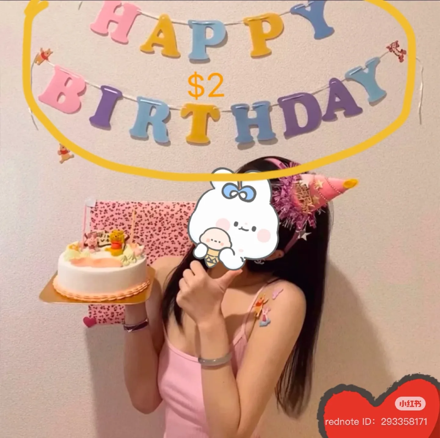 Happy Birthday Banners & Red Crown image indicator(2)