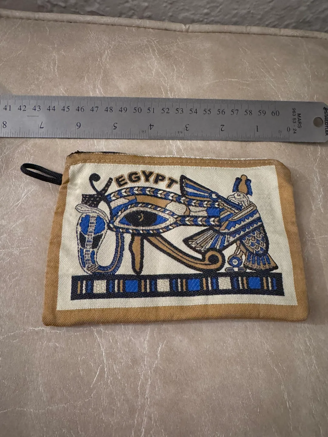 Egyptian Eye of Horus Zipper Pouch thumbnail