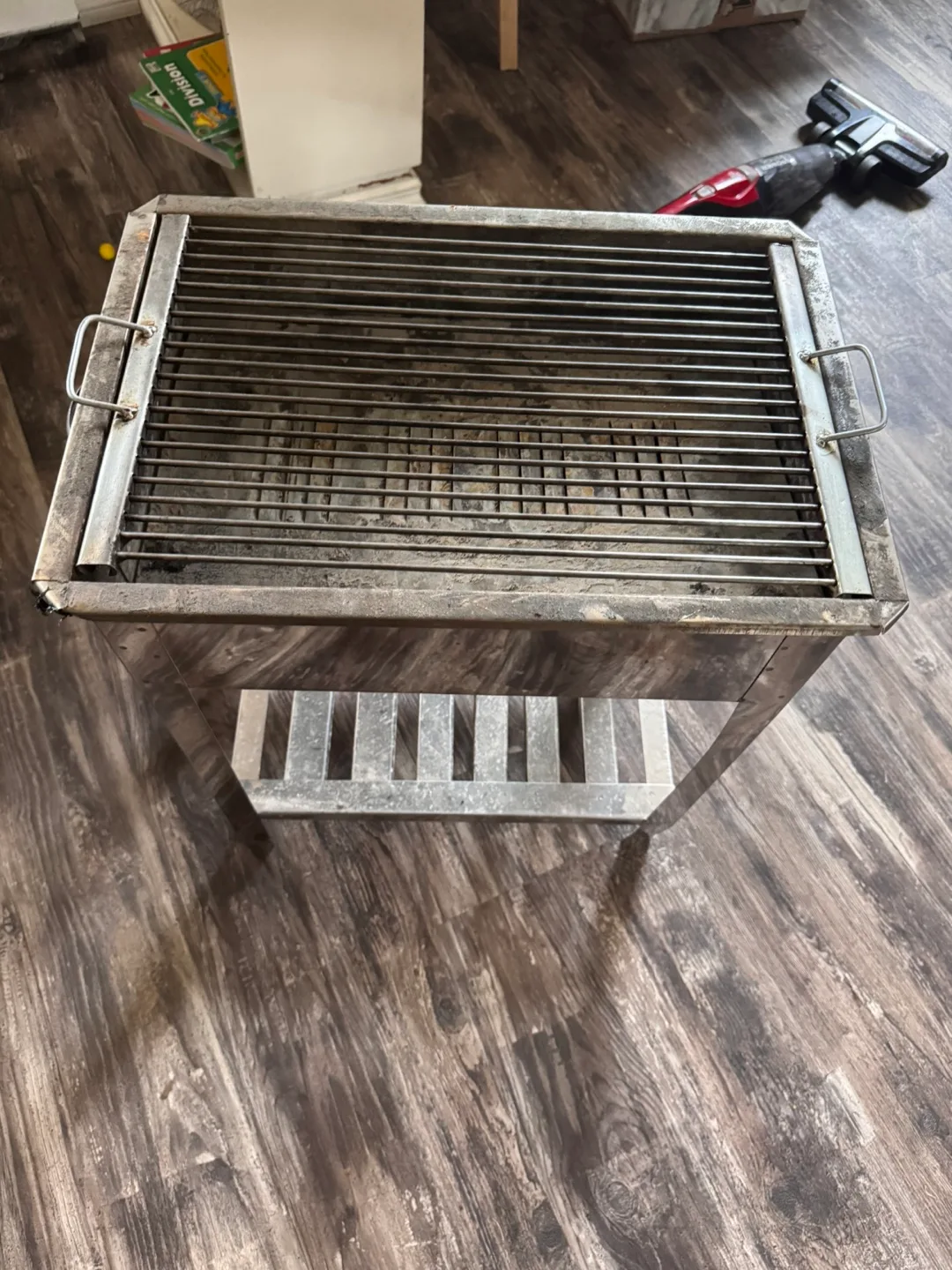 Stainless Steel Charcoal Grill with Stand thumbnail