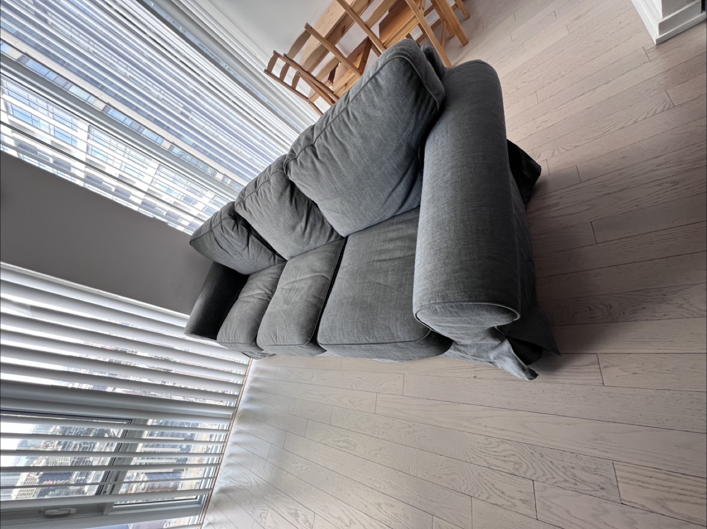 IKEA three-seater sofa - grey - photo 4
