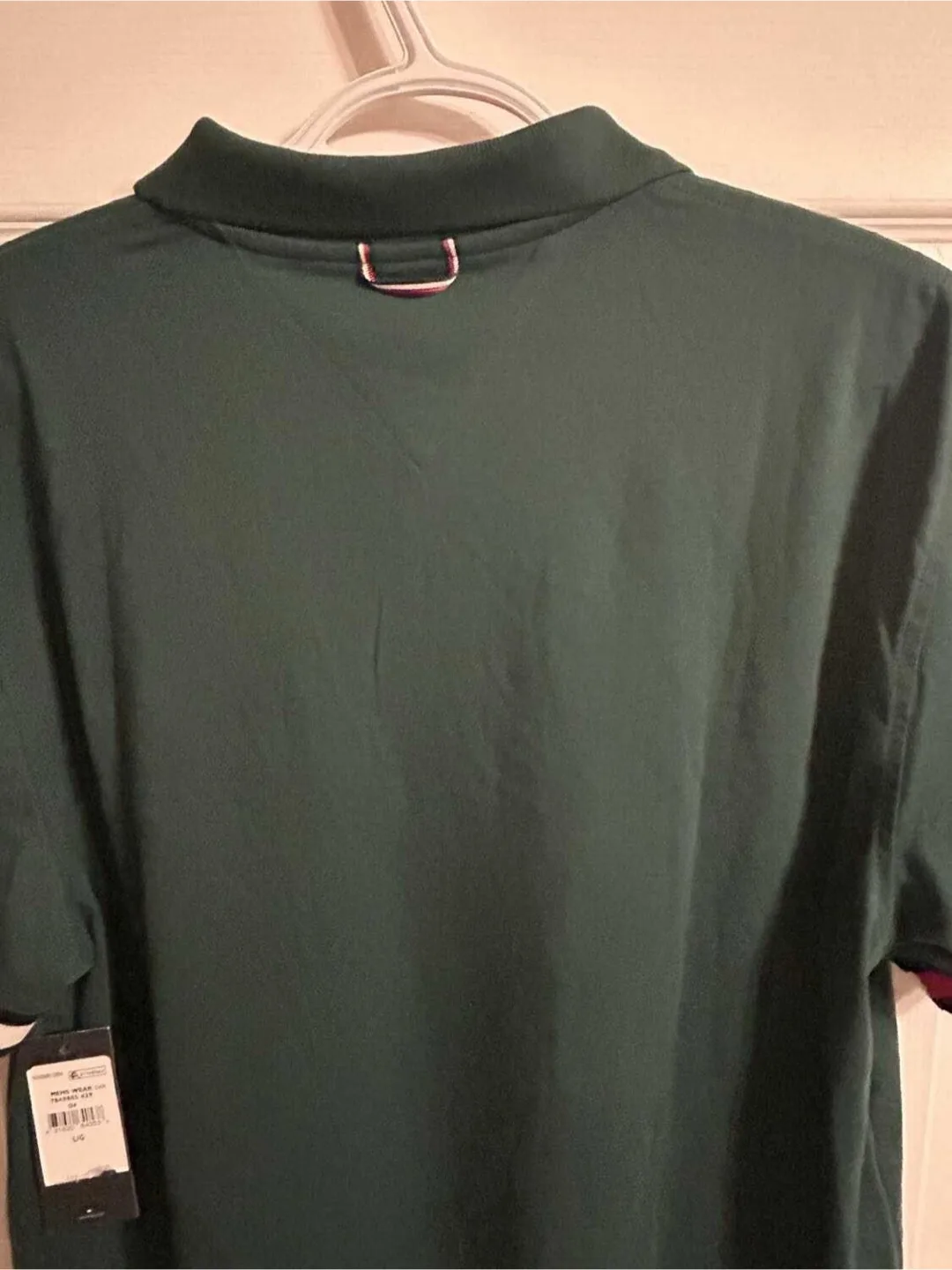 Tommy Hilfiger Men's Green Polo Shirt - Size Large image indicator(2)