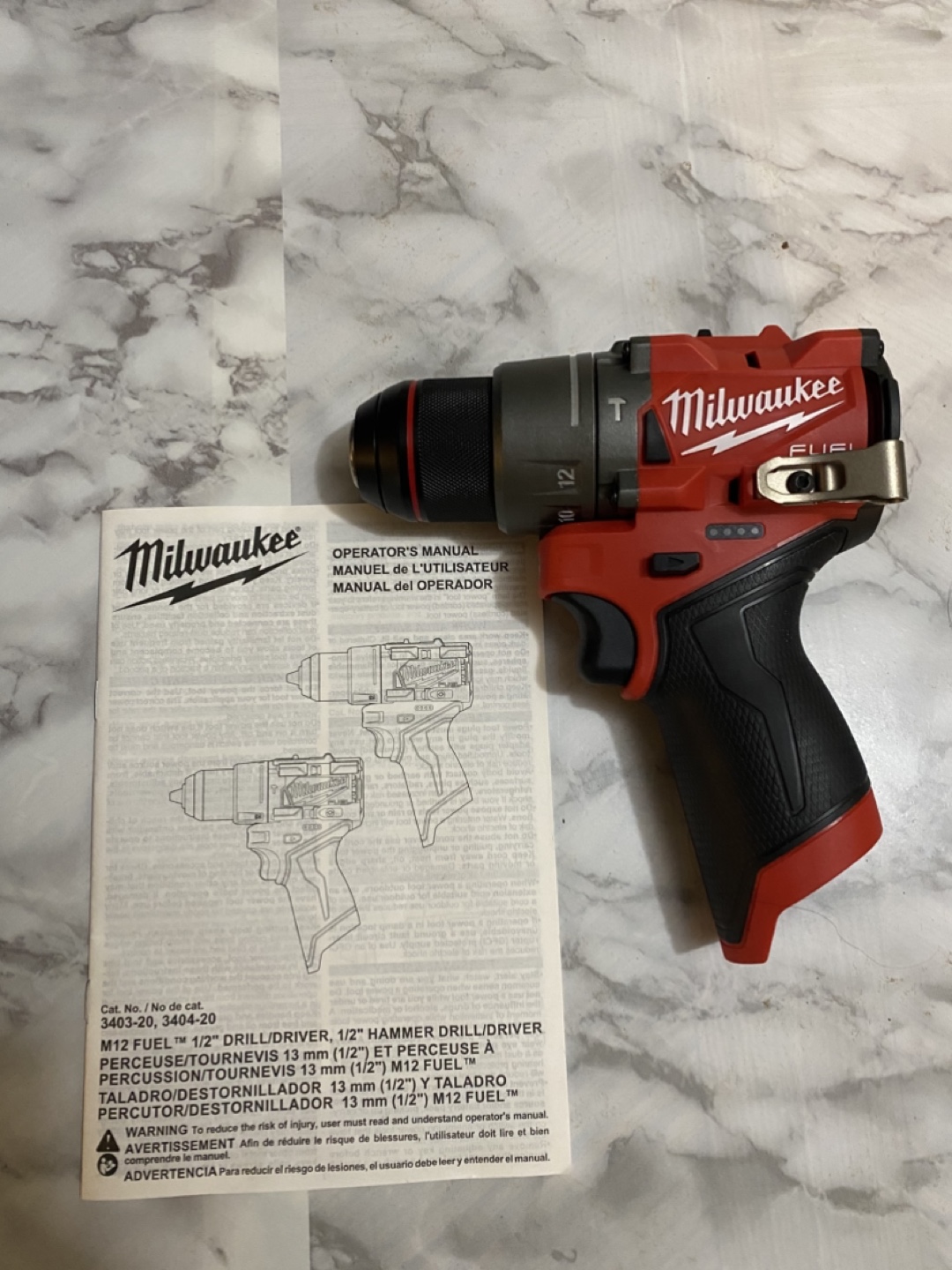 Milwaukee M12 Fuel 1/2" Hammer Drill/Driver