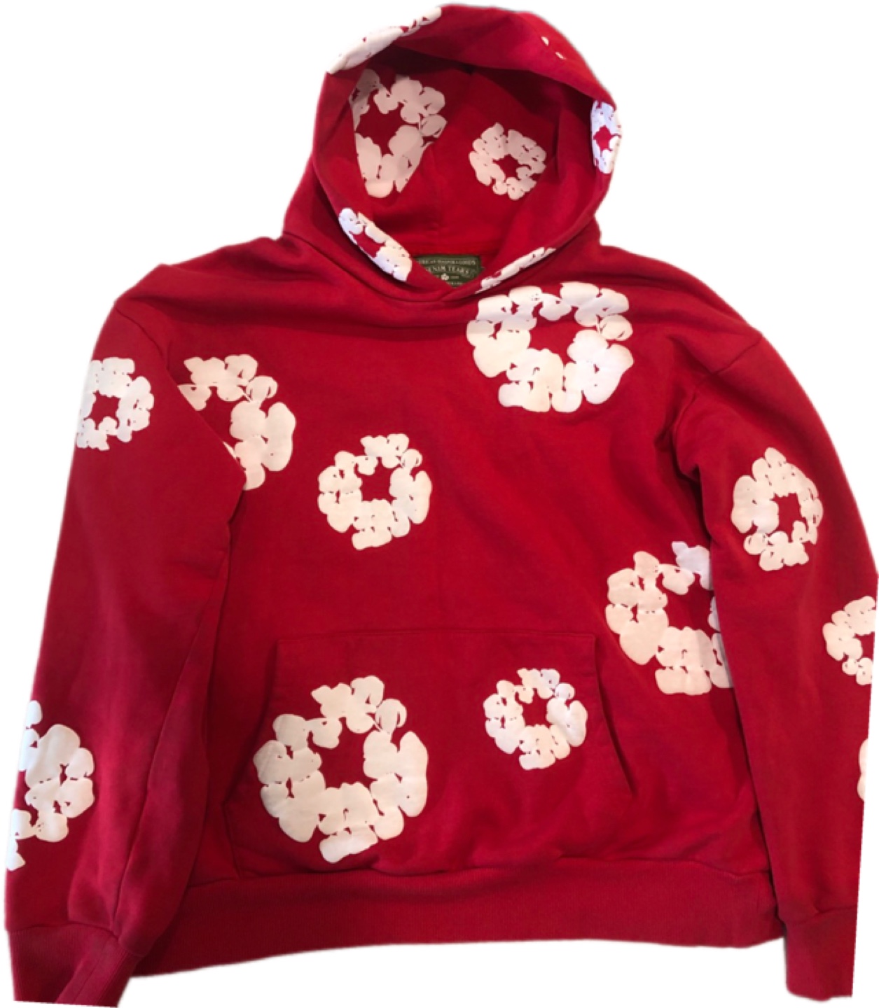 Denim Tears Red Flower Hoodie