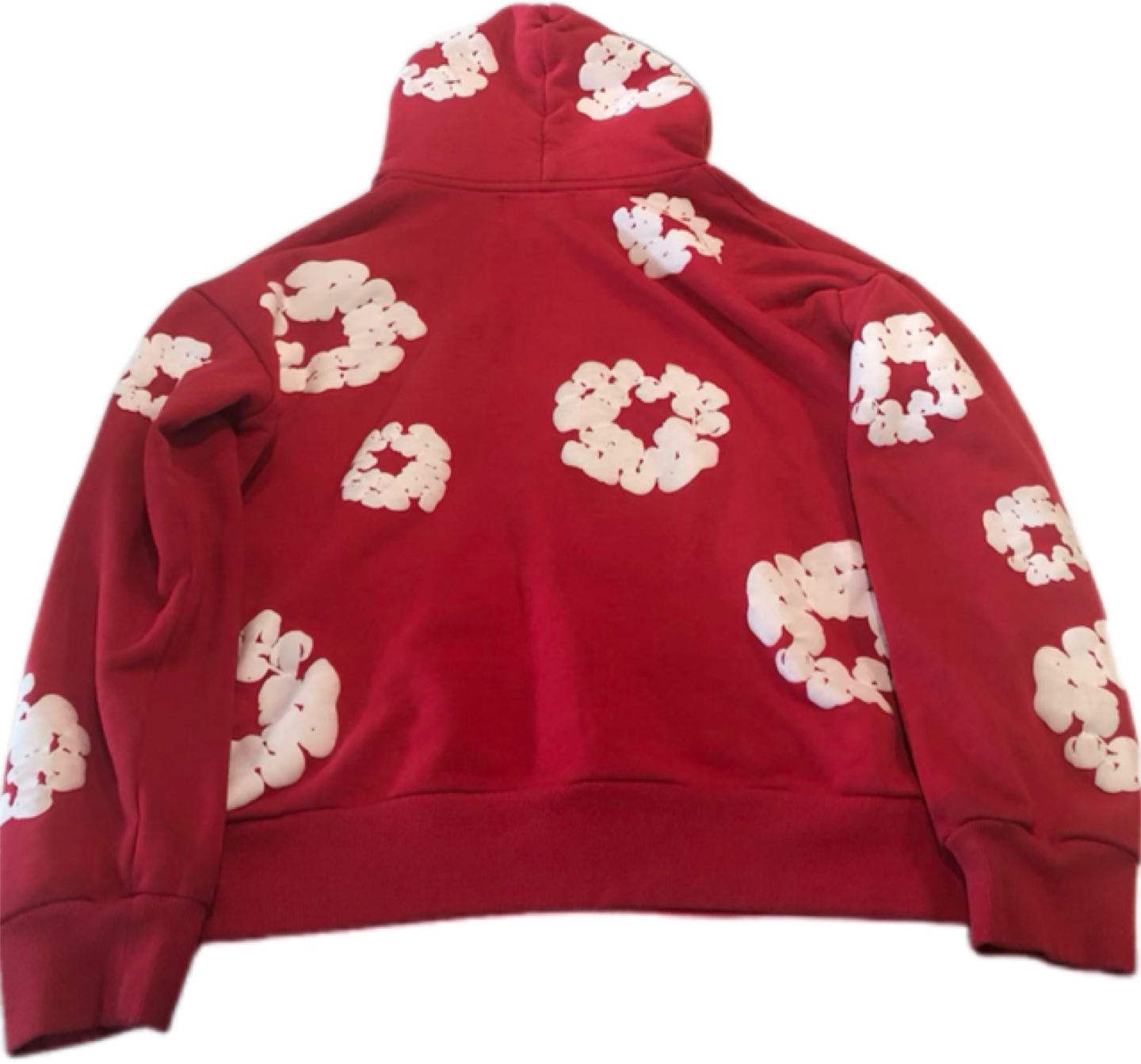 Denim Tears Red Flower Hoodie - photo 3